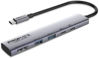 Фото - Кардридер / USB-хаб Promate LinkHub-5X 