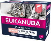 Корм для кішок Eukanuba Senior Grain Free Salmon 12 pcs 