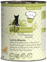 Фото - Корм для кішок Catz Finefood Ragout in Sauce Salmon/Wild Duck 380 g 