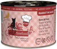 Zdjęcia - Karma dla kotów Catz Finefood Ragout in Sauce Goose/Turkey 190 g 