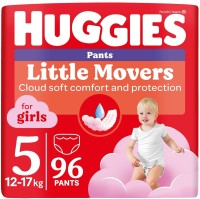 Фото - Підгузки Huggies Little Movers Pants For Girls 5 / 96 pcs 