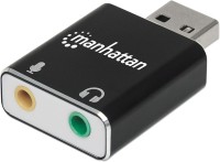 Zdjęcia - Karta dźwiękowa MANHATTAN Hi-Speed USB Stereo Sound Adapter 