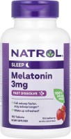 Zdjęcia - Aminokwasy Natrol Melatonin 3 mg Fast Dissolve 90 tab 