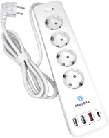 Фото - Мережевий фільтр / подовжувач Remzona Power Strip 4 USB 