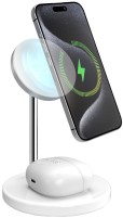 Зарядний пристрій SBS Qi2 2x1 Wireless Charging Station for iPhone 