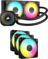 Zdjęcia - Chłodzenie Corsair NAUTILUS 240 RGB RS120 RGB Triple Fan Bundle 