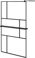 Фото - Душова перегородка VidaXL Walk-in Shower Wall with Shelf 115 3185480 