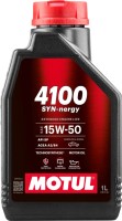 Фото - Моторне мастило Motul 4100 Syn-Nergy 15W-50 1 л