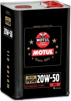 Фото - Моторне мастило Motul Classic Oil 20W-50 After 1950 5 л