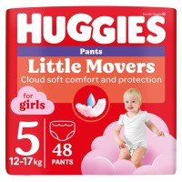 Фото - Підгузки Huggies Little Movers Pants For Girls 5 / 48 pcs 