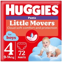 Zdjęcia - Pielucha Huggies Little Movers Pants For Boys 4 / 72 pcs 