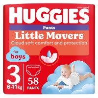 Фото - Підгузки Huggies Little Movers Pants For Boys 3 / 58 pcs 