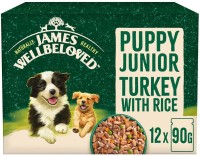 Фото - Корм для собак James Wellbeloved Puppy Turkey/Rice in Gravy Pouches 12 pcs 12 шт