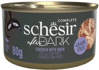 Zdjęcia - Karma dla kotów Schesir After Dark Chicken/Duck Canned 80 g 