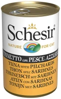 Zdjęcia - Karma dla kotów Schesir Adult Canned Tuna/Pilchards  140 g