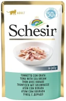 Фото - Корм для кішок Schesir Adult Pouch Tuna/Sea Bream 50 g 