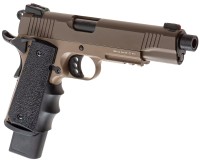 Фото - Пневматичний пістолет Army Armament M1911 Extended Full Metal GBB 6mm Desert 