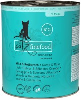 Фото - Корм для кішок Catz Finefood Classic Canned Game/Rose Fish  800 g