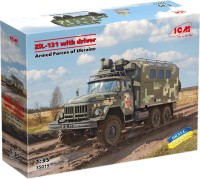 Фото - Збірна модель ICM ZIL-131 with Driver (1:35) 