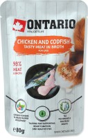 Фото - Корм для кішок Ontario Adult Chicken/Shrimp Pouch 80 g 