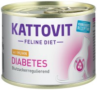 Фото - Корм для кішок Kattovit Diabetes Canned with Chicken 185 g 