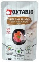 Фото - Корм для кішок Ontario Adult Tuna/Salmon Pouch 80 g 