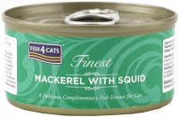 Фото - Корм для кішок Fish4Cats Finest Mackerel With Squid 70 g 