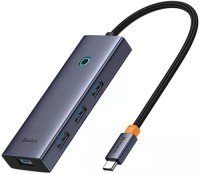 Фото - Кардридер / USB-хаб BASEUS UltraJoy 5-Port (1xHDMI + 4xUSB 3.0) 