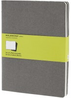 Zdjęcia - Notatnik Moleskine Set of 3 Plain Cahier Journals XLarge Grey 