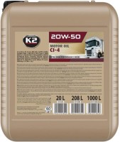 Zdjęcia - Olej silnikowy K2 Motor Oil 20W-50 CF 20L 20 l