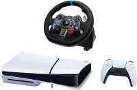 Фото - Ігрова приставка Sony PlayStation 5 Slim + Racing Wheel + Game 