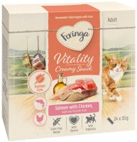 Фото - Корм для кішок Feringa Vitality Creamy Snacks Salmon/Chicken 240 g 