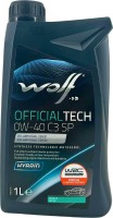 Zdjęcia - Olej silnikowy WOLF Officialtech 0W-40 C3 SP 1 l