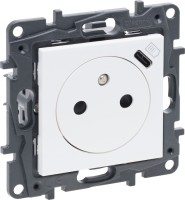 Фото - Розетка Legrand Niloe Step 863138 білий