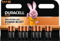Фото - Акумулятор / батарейка Duracell 10xAAA Plus