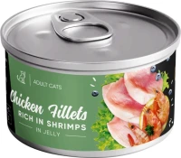 Фото - Корм для кішок Savory Adult Cat Chicken/Shrimp in Jelly 70 g