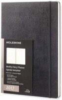 Фото - Щоденник Moleskine Weekly Planner Vertical Large Black 