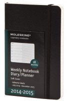 Фото - Щоденник Moleskine 18 months Weekly Planner Soft Pocket Black 