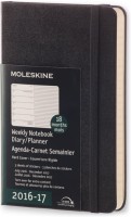 Zdjęcia - Planner Moleskine 18 months Weekly Planner Pocket Black 