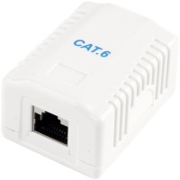 Фото - Розетка Cablexpert NCAC-1F6-01 білий