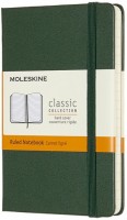 Zdjęcia - Notatnik Moleskine Ruled Notebook Pocket Green 