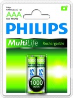 Фото - Акумулятор / батарейка Philips MultiLife 2xAAA 1000 mAh 