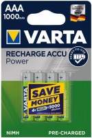 Акумулятор / батарейка Varta Power 4xAAA 1000 mAh 
