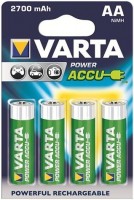 Фото - Акумулятор / батарейка Varta Power 4xAA 2700 mAh 