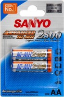 Фото - Акумулятор / батарейка Sanyo 2xAA 2500 mAh 