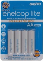 Фото - Акумулятор / батарейка Sanyo eneloop lite 4xAA 1000 mAh 