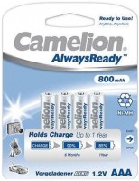 Фото - Акумулятор / батарейка Camelion Always Ready  4xAAA 800 mAh