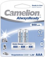 Фото - Акумулятор / батарейка Camelion Always Ready 2xAAA 900 mAh 