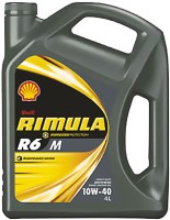 Фото - Моторне мастило Shell Rimula R6 M 10W-40 4 л