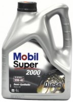 Фото - Моторне мастило MOBIL Super 2000 X1 Diesel 10W-40 4 л